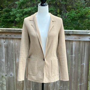 Elegant Tan long Blazer